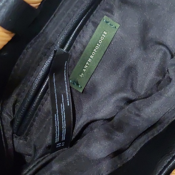 ❤️SALE! ANTHROPOLOGIE Natalia Wicker-Handled Small Tote 2 in 1 Convertible Bag - Picture 12 of 13